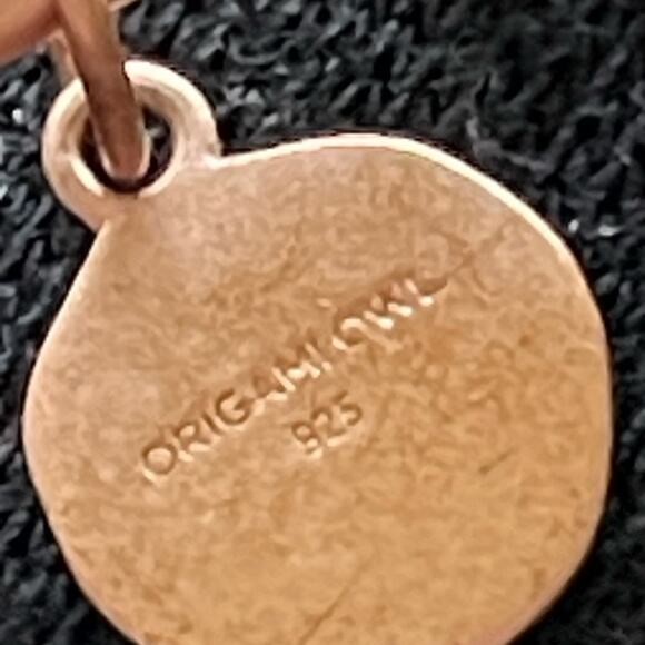 Origami Owl CORE Hexagon Bangle Bracelet Sterling Silver Charms Scorpio Feather - Picture 7 of 11